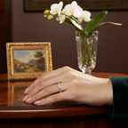 2ct Lab Diamond Ring | Pear & Round Cluster | IGI Certified | 10K