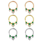 Jewelry Nose Ring Diamond No Hole Nose Fake Nose Ring