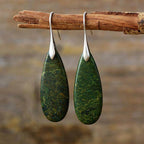 Natural Stone Waterdrop Shape Earrings for Elegant Style