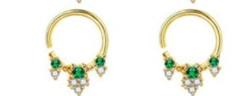 Jewelry Nose Ring Diamond No Hole Nose Fake Nose Ring