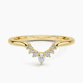 1ct Lab Diamond Ring | Crescent Contour | IGI Certified | 10K White