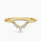 1ct Lab Diamond Ring | Crescent Contour | IGI Certified | 10K White