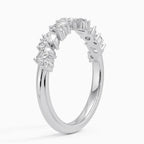 2ct Lab Diamond Ring | Pear & Round Cluster | IGI Certified | 10K