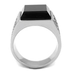 TK3076 - High polished (no plating) Stainless Steel Ring with