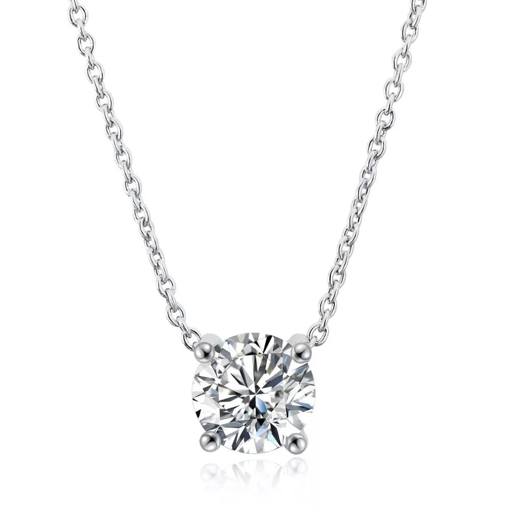 Stud Necklace. Silver/Gold
