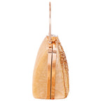 A.E Designer Embroidered Golden Bridal Clutch for Women | Traditional