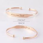 Handwritten Cuff Bracelet
