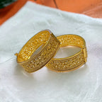 Radiant Gold Plated Bangles: Perfect Blend of Everyday Elegance