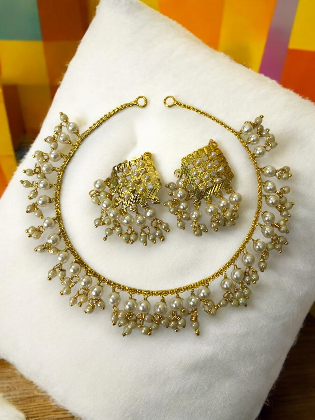 Elegant Punjabi Necklace with Earrings