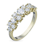 14K Yellow Gold Ring with 13 Round-Cut Lab-Created Diamonds 1.33 CT.TW