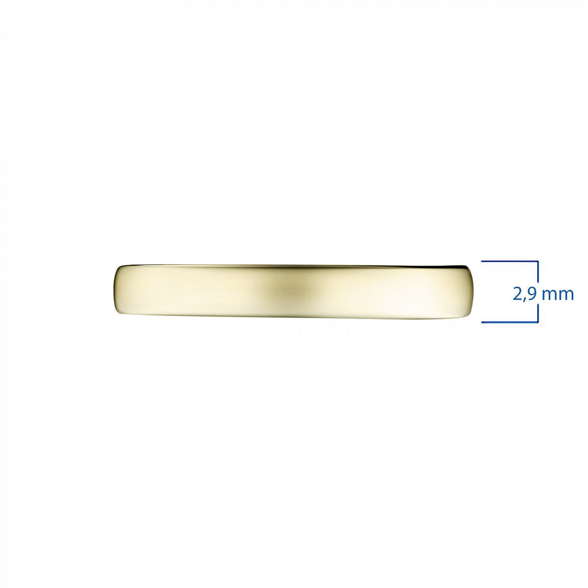14K Yellow Gold Ring with 1 Round-Cut Lab-Created Diamond 0.008 CT.TW