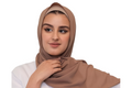 Women & Girl Poly Georgette Hijab Scarf Wrap Size 26X26X2 CM Color