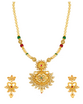 Artificial Stylish Green Premium Jewellery 3 TIER Set For Women