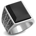 TK3076 - High polished (no plating) Stainless Steel Ring with