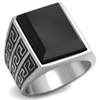 TK3076 - High polished (no plating) Stainless Steel Ring with